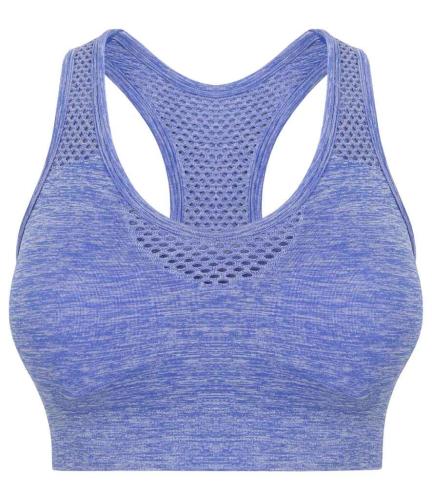 Tombo Ladies Seamless Crop Top - BLM - XS